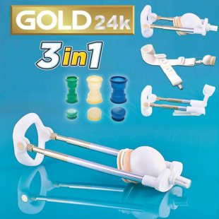 Вакуумный экстендер Penismaster Pro Gold 3 в 1 + стретчер